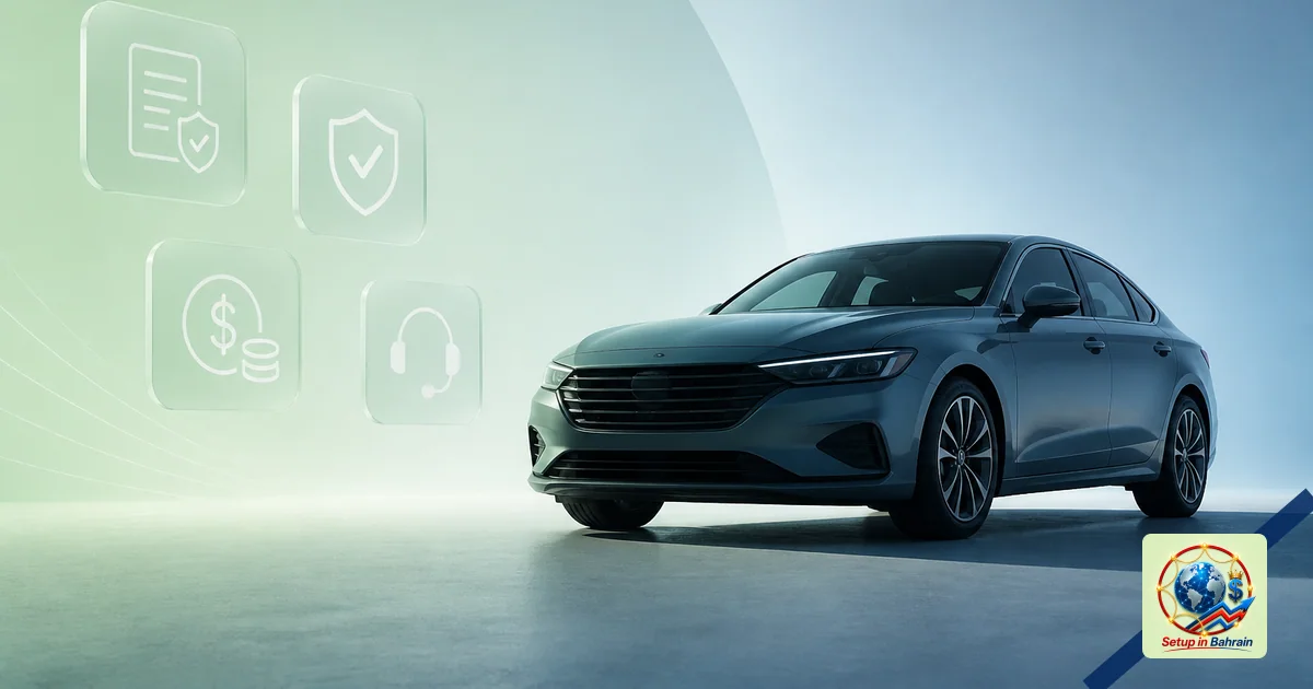 A minimalist editorial scene featuring a single modern car silhouette on a clean surface against a pale green-to-blue gradien