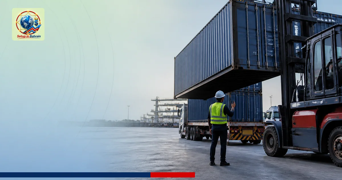 Editorial visual representing unbranded cargo shipping operations illustrating Northwest Bank funds $34.5M for Boston-area Me