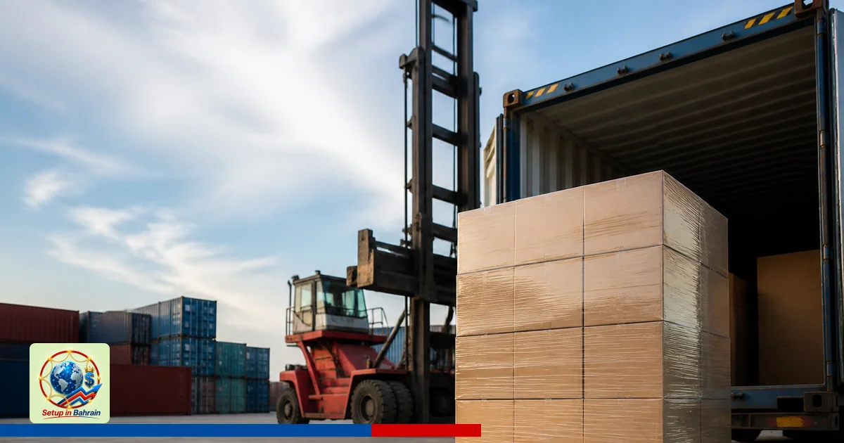 Editorial visual representing unbranded cargo shipping operations illustrating Report: 57% of Augusta Homes Sold Below Asking
