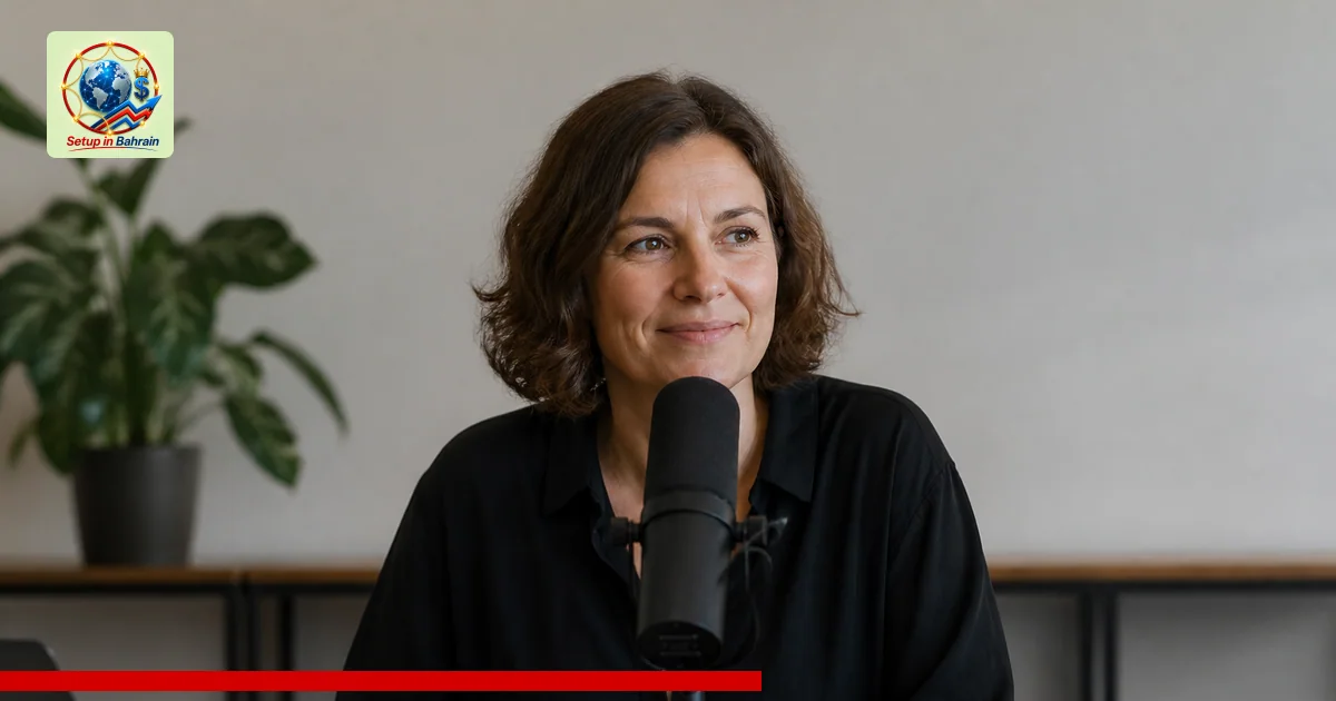 Editorial visual representing one concrete editorial subject illustrating Alena Doláková launches Prskavky podcast to discuss