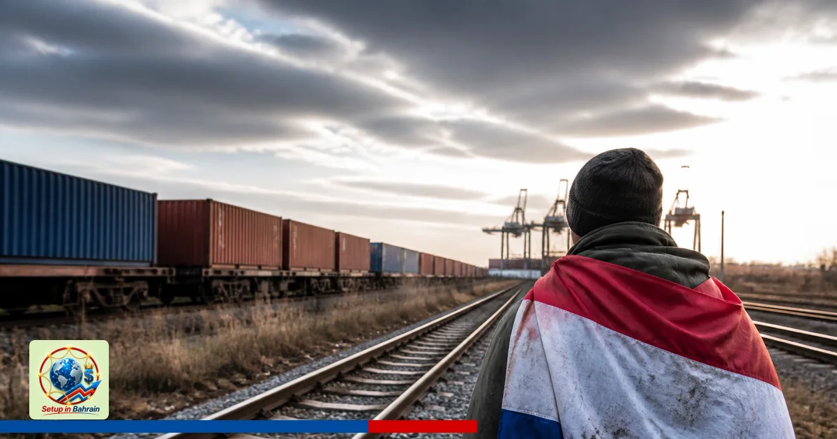 Editorial visual representing one concrete editorial subject illustrating Angry Dutch farmers blamed for railway sabotage: wh
