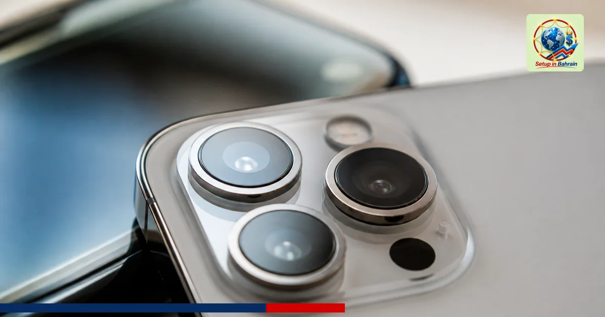 Editorial visual representing one concrete editorial subject illustrating Apple accused of restricting iPhone camera tools to