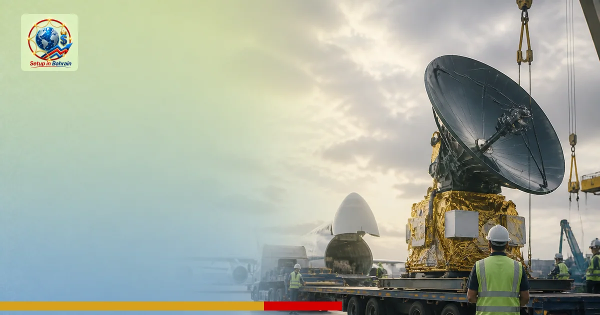 Editorial visual representing one concrete editorial subject illustrating Arabsat-50 satellite deal with CGWIC explained