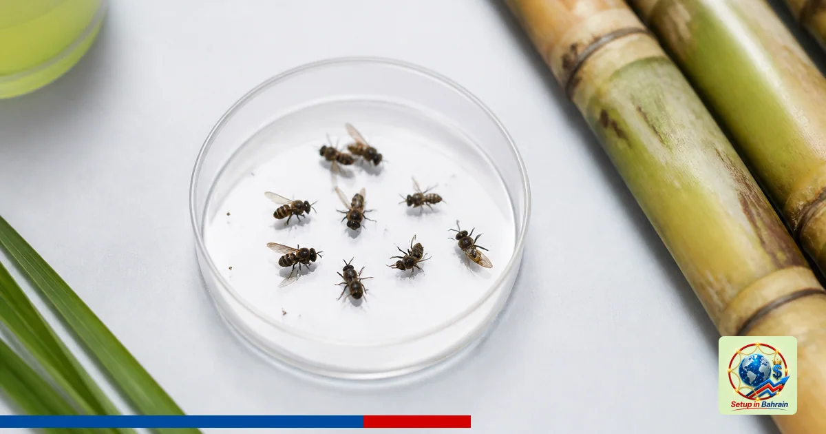Editorial visual representing one concrete editorial subject illustrating Insects Found in Sugarcane Juice From Tampines Vend