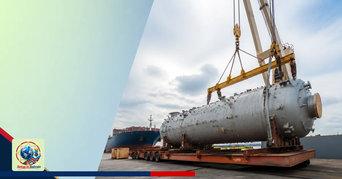 Editorial visual representing unbranded cargo shipping operations illustrating Dangote ships first machinery cargo for East A