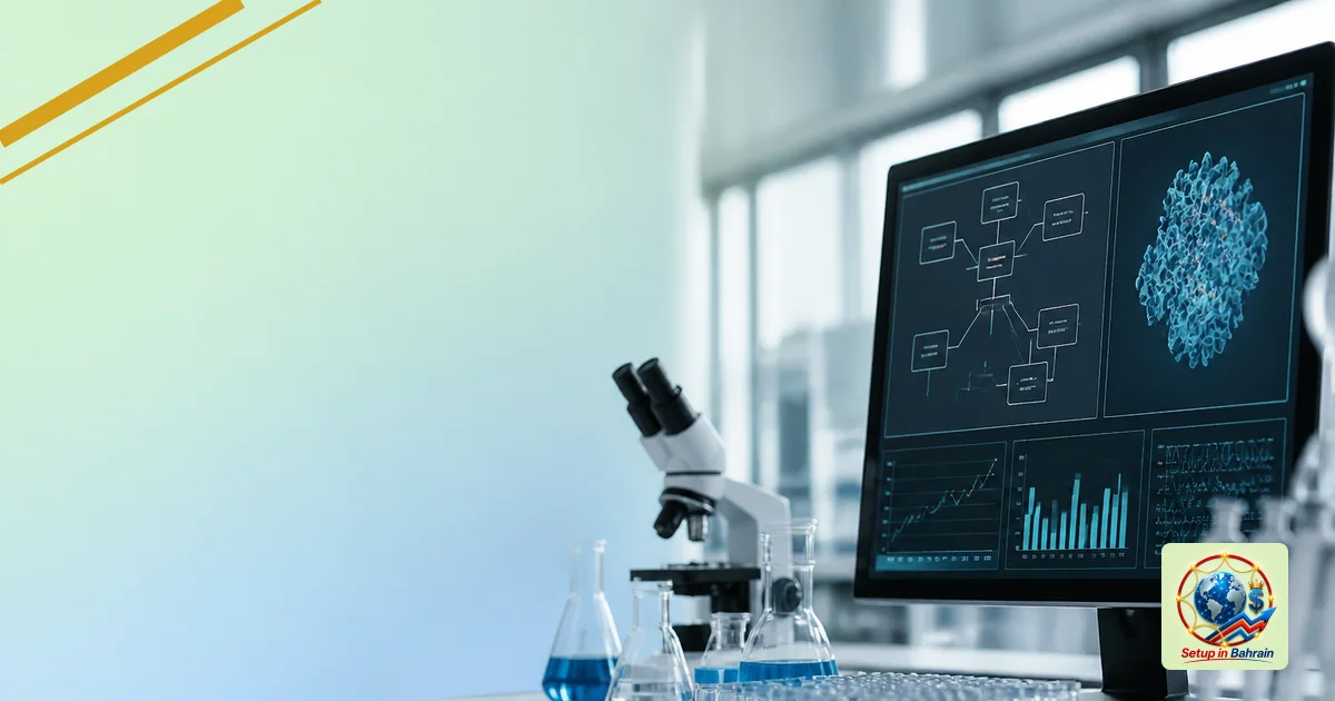 Editorial visual representing clear technical system or tool illustrating GenScript and NVIDIA launch startup pitchfest to sp