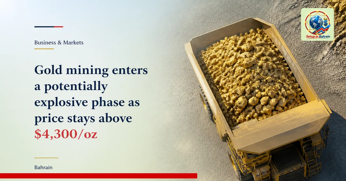 Editorial visual representing one concrete editorial subject illustrating Gold mining enters a potentially explosive phase as