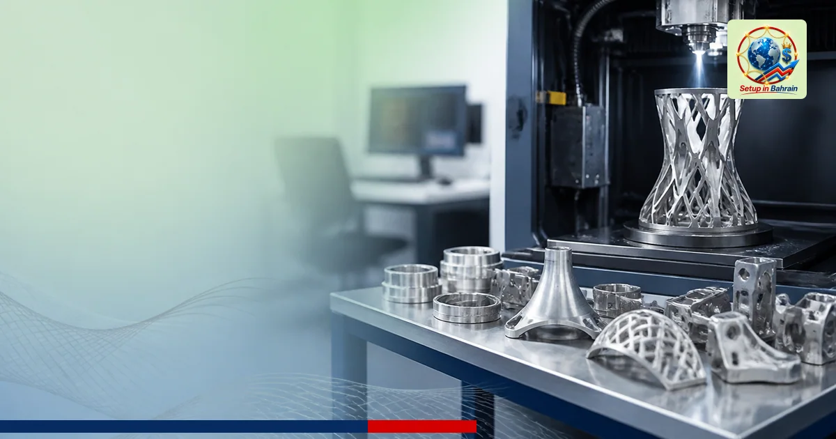 Editorial visual representing one concrete editorial subject illustrating EU bets on additive manufacturing to boost space go