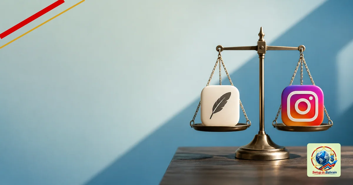 Editorial visual representing two balanced, clearly differentiated choices illustrating Ivory: a European alternative to Inst