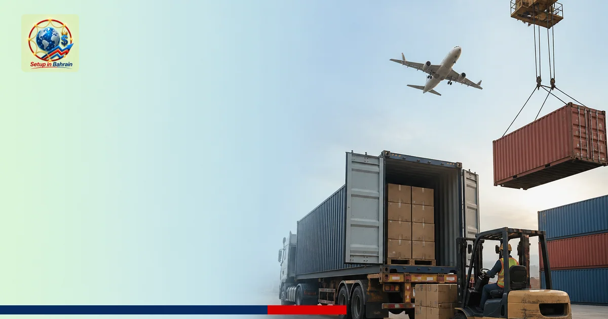 Editorial visual representing unbranded cargo shipping operations illustrating Pymes innovadoras en Portugal: claves de creci