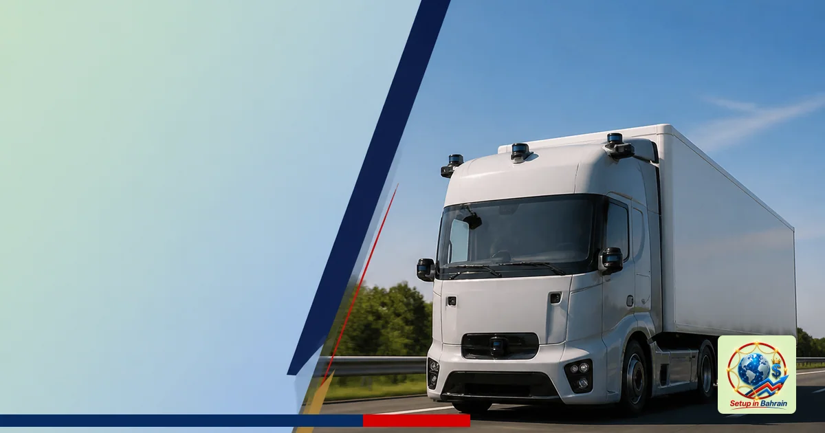 Editorial visual representing one concrete editorial subject illustrating Lidl tests Germany’s first driverless cab-less truc