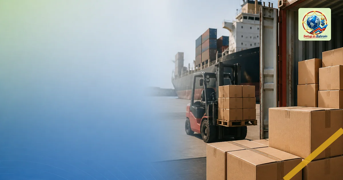 Editorial visual representing unbranded cargo shipping operations illustrating Mattel restructures EMEA consumer products lea
