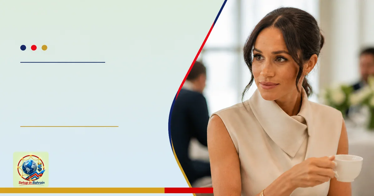 Editorial visual representing one concrete editorial subject illustrating Meghan Markle mocked after hosting advice on UK ret