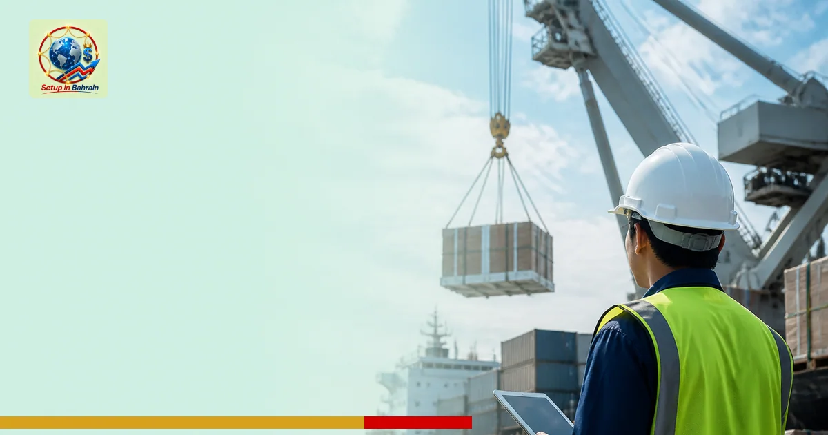 Editorial visual representing unbranded cargo shipping operations illustrating Netherlands and Singapore deepen semiconductor