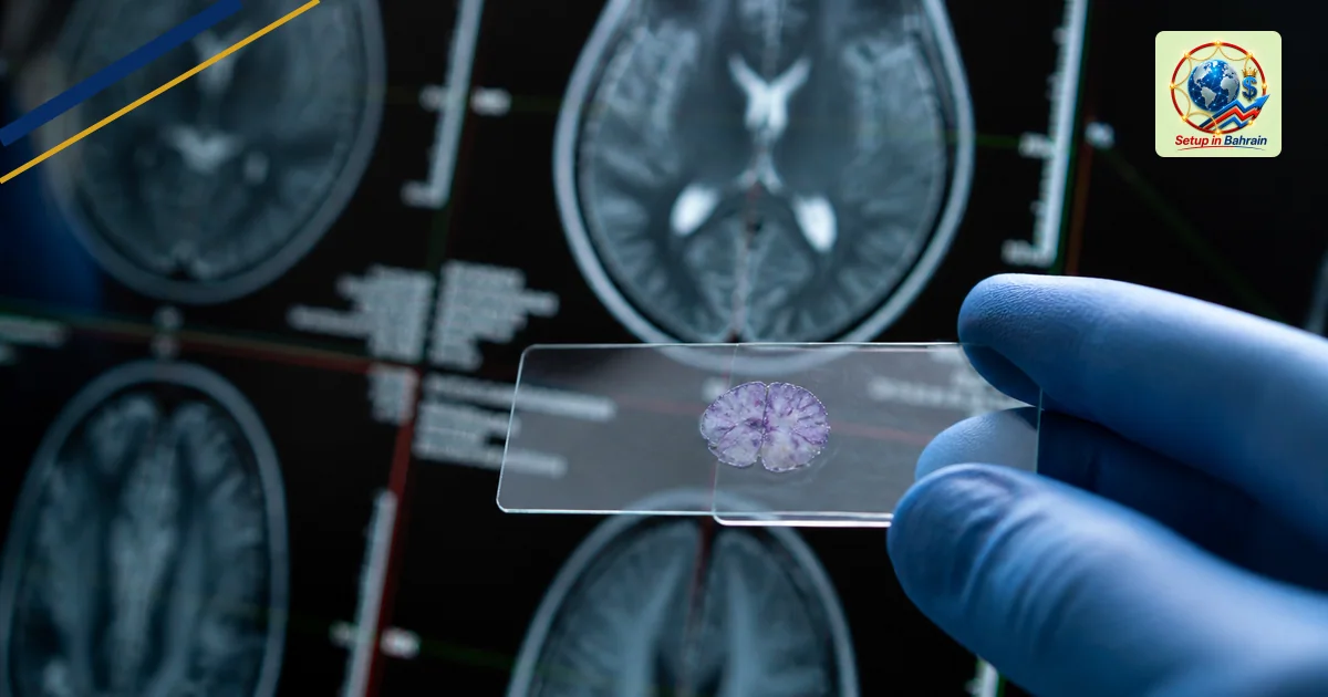 Editorial visual representing one concrete editorial subject illustrating NHS brain tumour test cuts diagnosis time to two ho