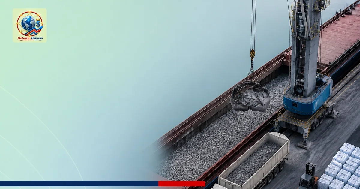 Editorial visual representing unbranded cargo shipping operations illustrating Nord Precious Metals files NI 43-101 report fo