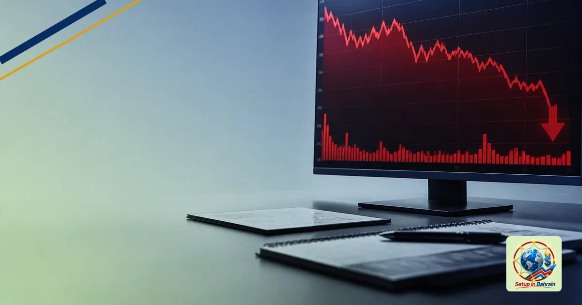 Editorial visual representing clear technical system or tool illustrating Oxford Metrics shares fall 11% after profit warning