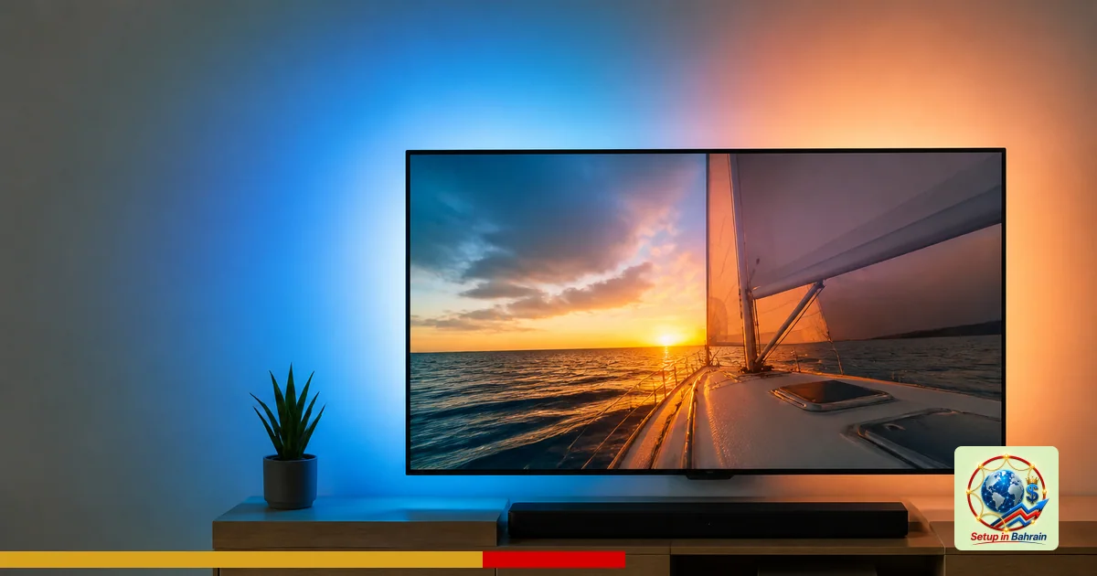 Editorial visual representing one concrete editorial subject illustrating Philips launches Screen Sync and HDMI Sync 2.1 for 
