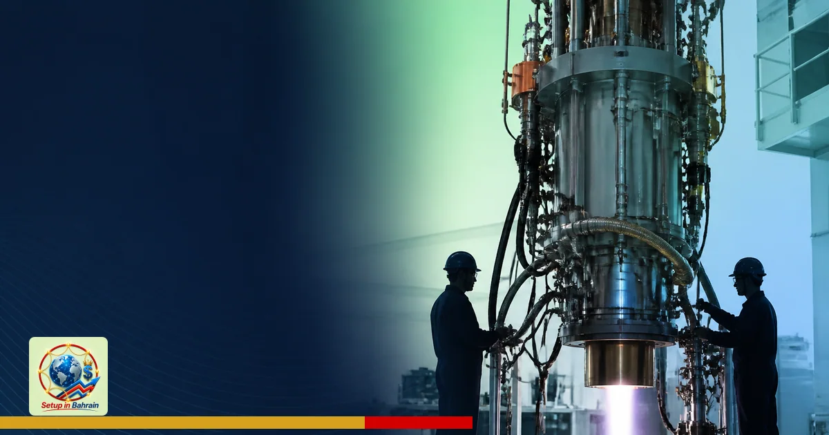 Editorial scene showing an unbranded plasma torch installation in a clean, high-tech lab-like setting. The left side has a na