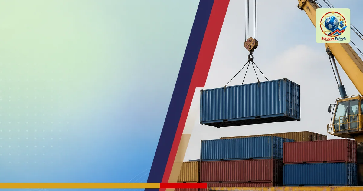 Editorial visual representing unbranded cargo shipping operations illustrating Sharjah-Oman cargo corridor sees 66% value jum