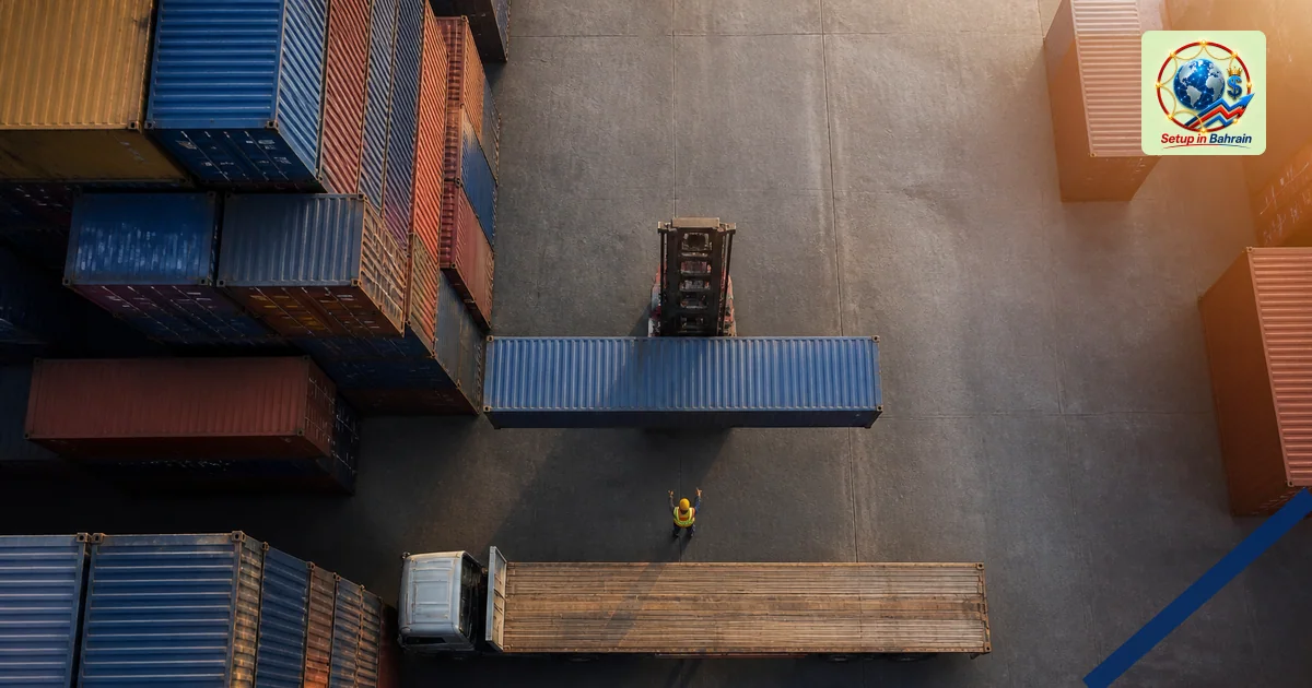 Editorial visual representing unbranded cargo shipping operations illustrating Single Point of Access Assistant Psychologist 