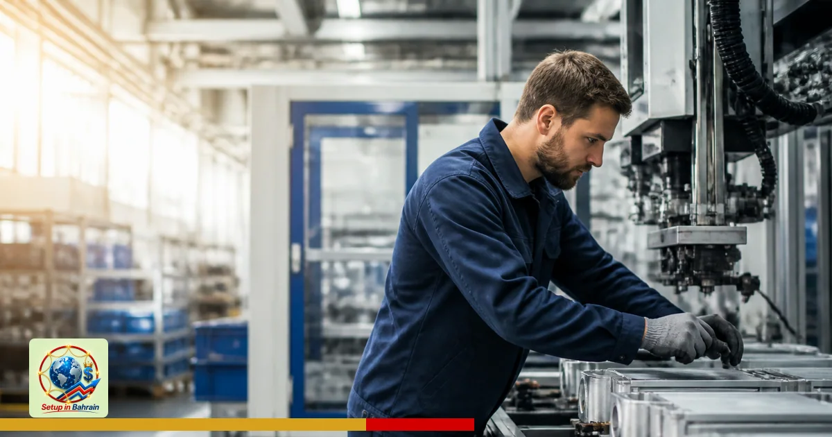 Editorial visual representing one concrete editorial subject illustrating Swedish manufacturing activity accelerates as PMI r