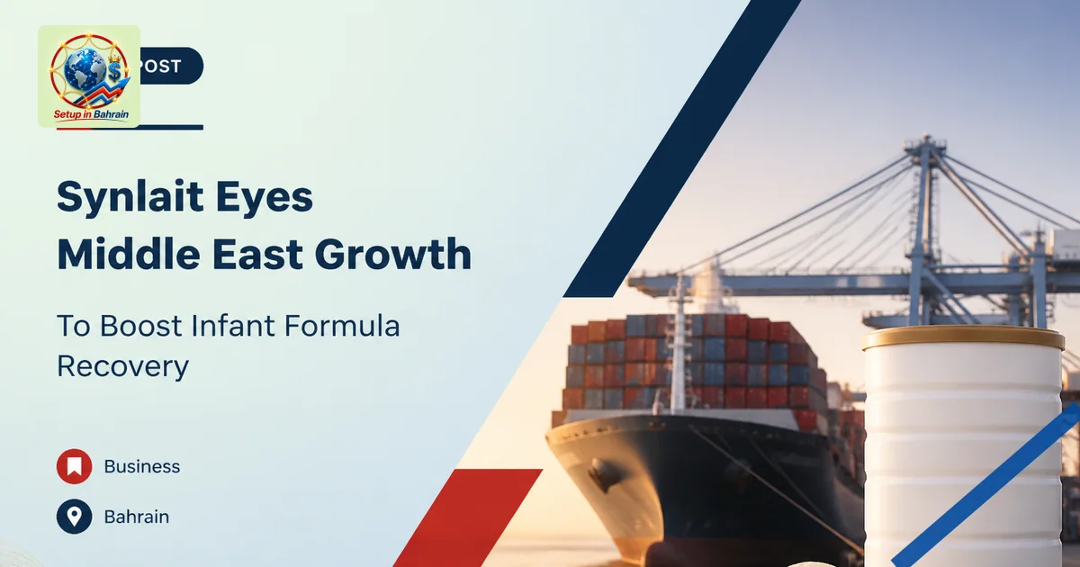 Editorial visual representing one concrete editorial subject illustrating Synlait eyes Middle East growth to boost infant for