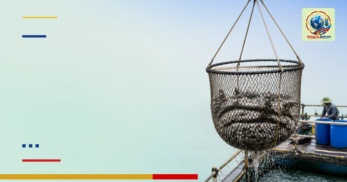 Editorial visual representing one concrete editorial subject illustrating Tanzania's aquaculture push and Africa's blue trans