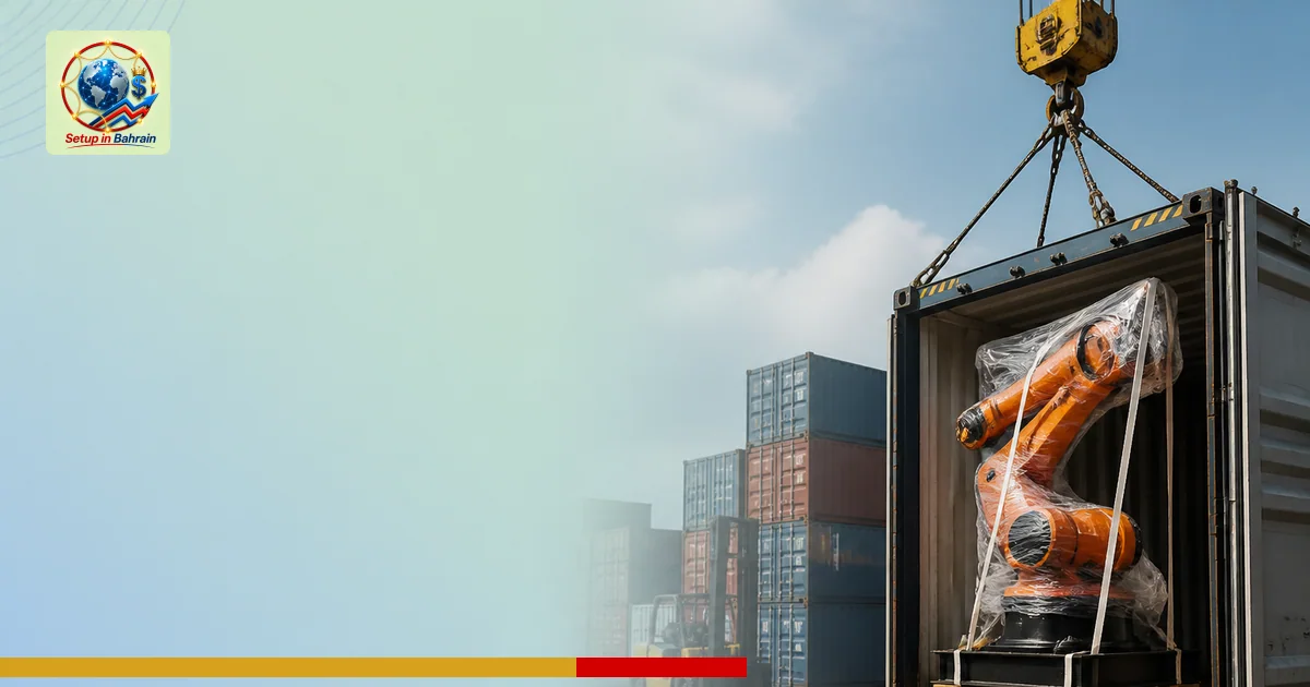 Editorial visual representing unbranded cargo shipping operations illustrating TD SYNNEX expands robotics portfolio with KUKA