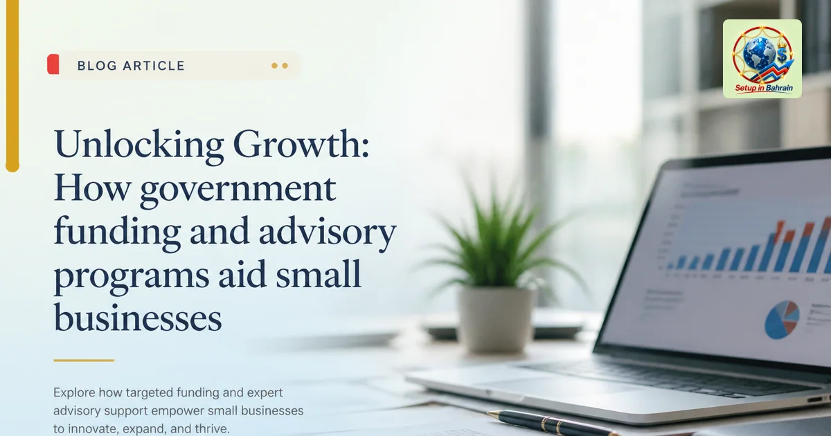 Editorial visual representing credible financial planning environment illustrating Unlocking Growth: How government funding a