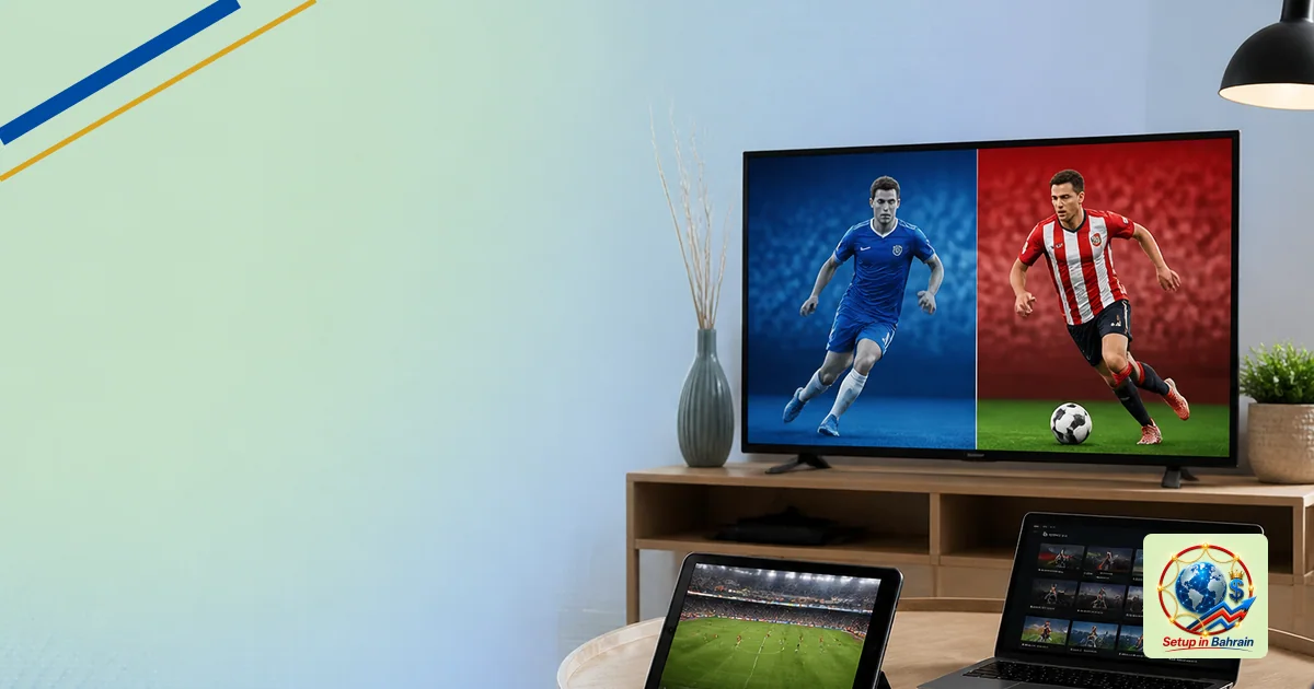 Editorial visual representing two balanced, clearly differentiated choices illustrating Where to watch Chelsea vs Brentford t