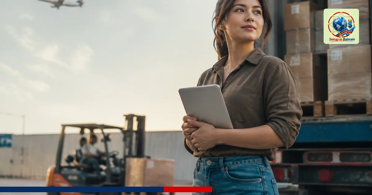 Editorial visual representing unbranded cargo shipping operations illustrating Secondary-school program sparks serial entrepr