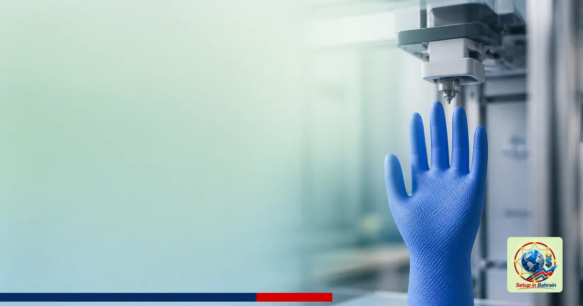 Editorial visual representing one concrete editorial subject illustrating Future of rubber gloves hinges on Cranfield Univers