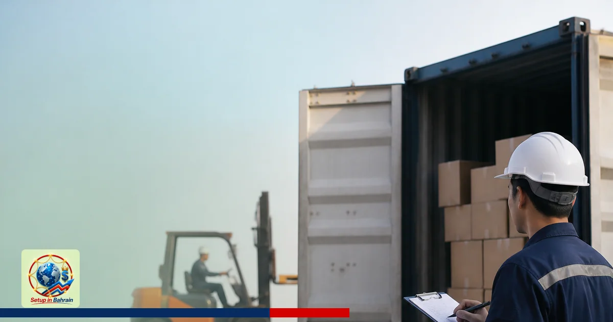 Editorial visual representing unbranded cargo shipping operations illustrating UAE links overseas scholarships to career path