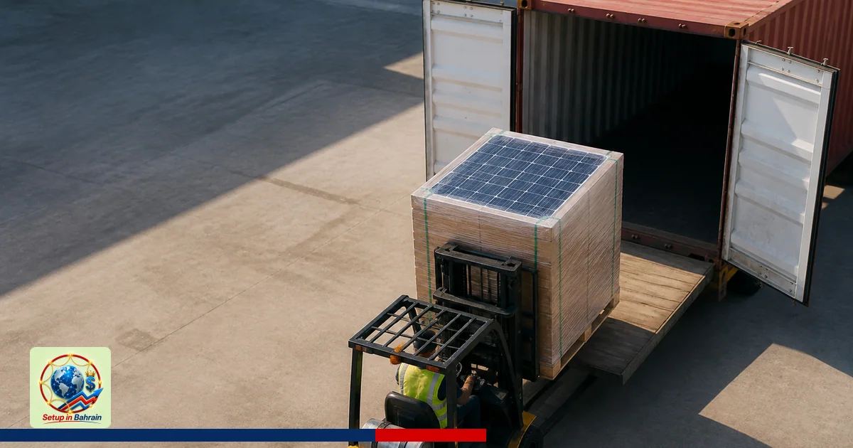 Editorial visual representing one concrete editorial subject illustrating US Finalizes steep duties on solar cells from India
