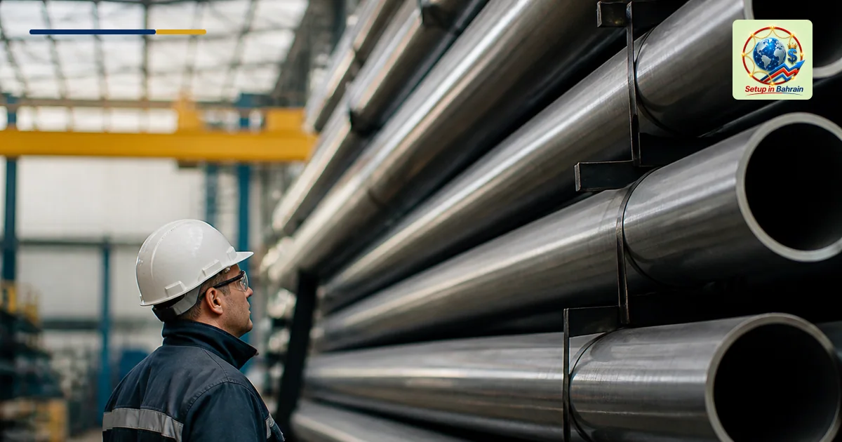 Editorial visual representing authentic industry activity illustrating Tenaris starts domestic production of new steel grade 