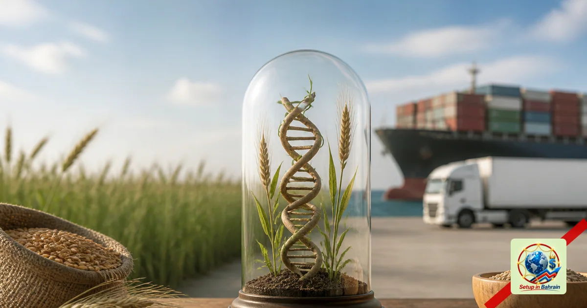 Editorial visual representing one concrete editorial subject illustrating Ancient wheat and barley genes may guide climate-ad
