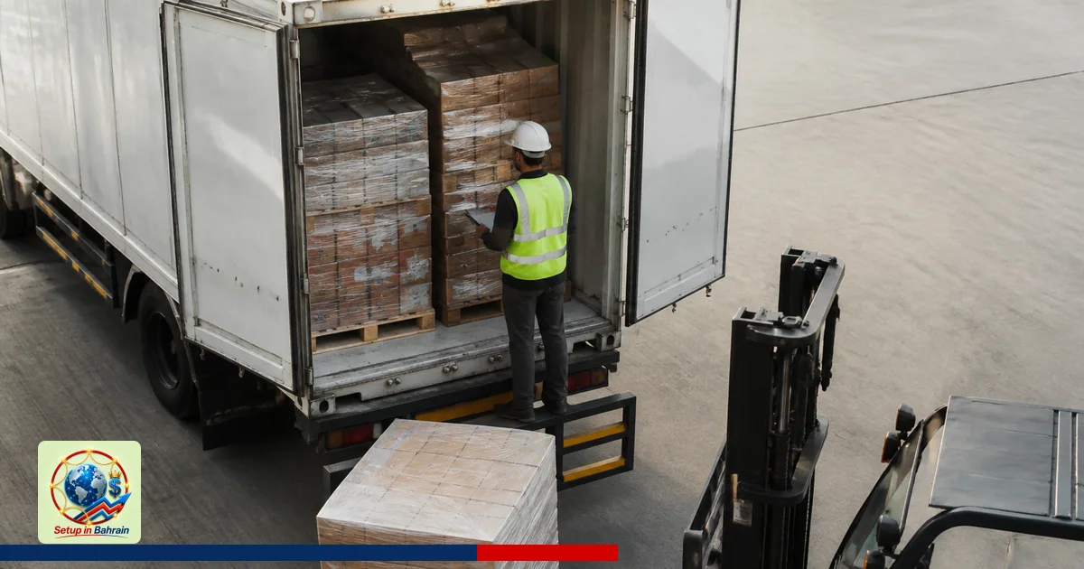 Editorial visual representing unbranded cargo shipping operations illustrating Bidfood marks three-year Open Doors programme 