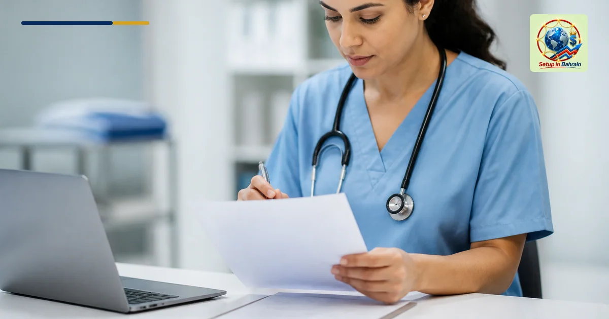 Editorial visual representing authentic industry activity illustrating Eby highlights U.S. health worker recruitment at Surre
