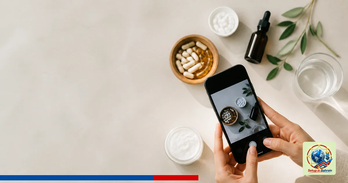 Editorial visual representing one concrete editorial subject illustrating Wellness influencers push products in posts, study 