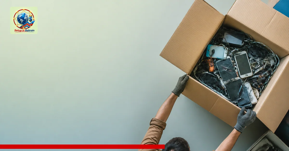 Editorial visual representing one concrete editorial subject illustrating Com2Tech adopts community-focused e-waste plan