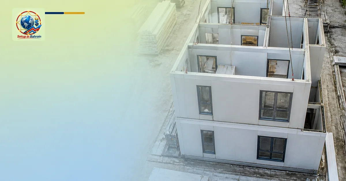 Editorial visual representing commercial built environment illustrating EU urged to invest in new construction methods to eas