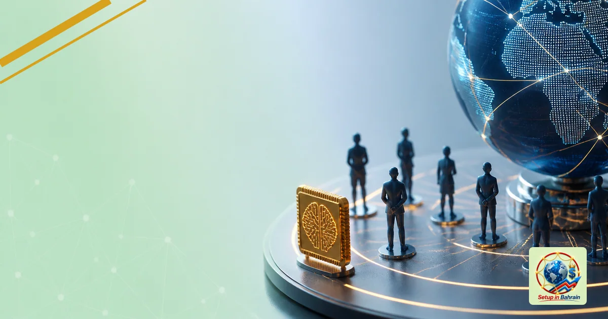Editorial visual representing clear technical system or tool illustrating AI Festival connects startups and SMEs to global ma