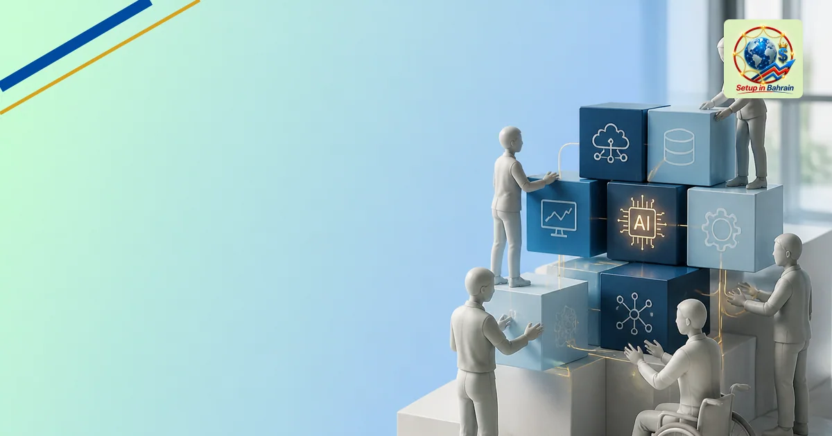 Editorial visual representing clear technical system or tool illustrating AI works best when everyone can use it, UAE view