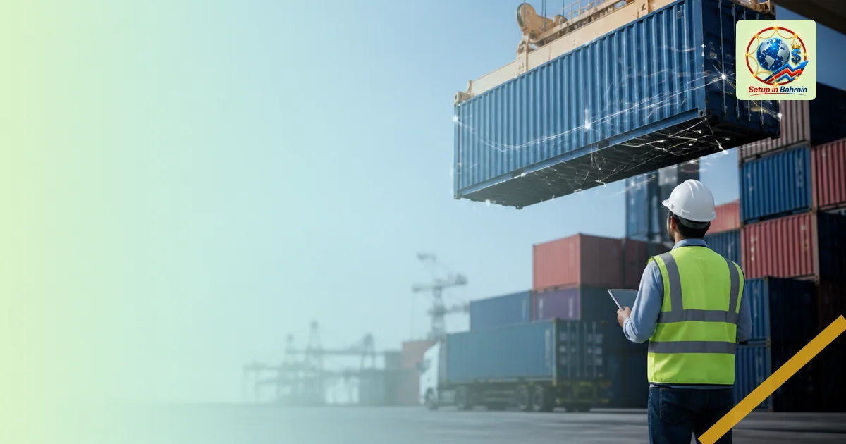 Editorial visual representing unbranded cargo shipping operations illustrating CargoTech expands AI trials across freight net