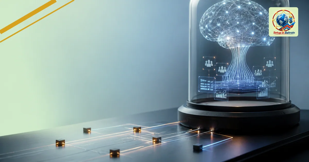Editorial visual representing clear technical system or tool illustrating Google Cloud unveils Gemini agent for work as AI ra