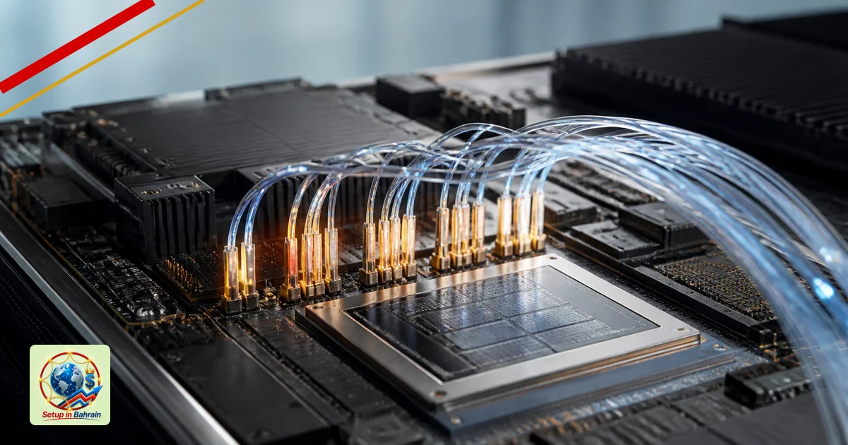 Editorial visual representing clear technical system or tool illustrating Huawei unveils Ascend 960 SuperPoD: first AI system