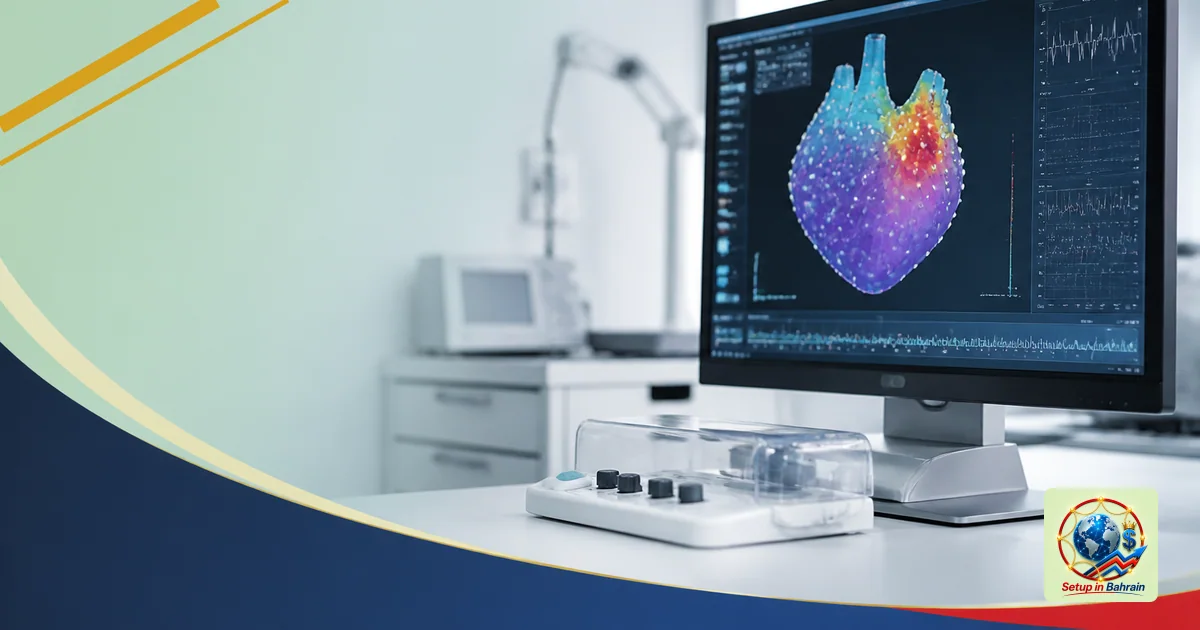 Editorial visual representing clear technical system or tool illustrating Medtronic advances cardiac mapping software with re