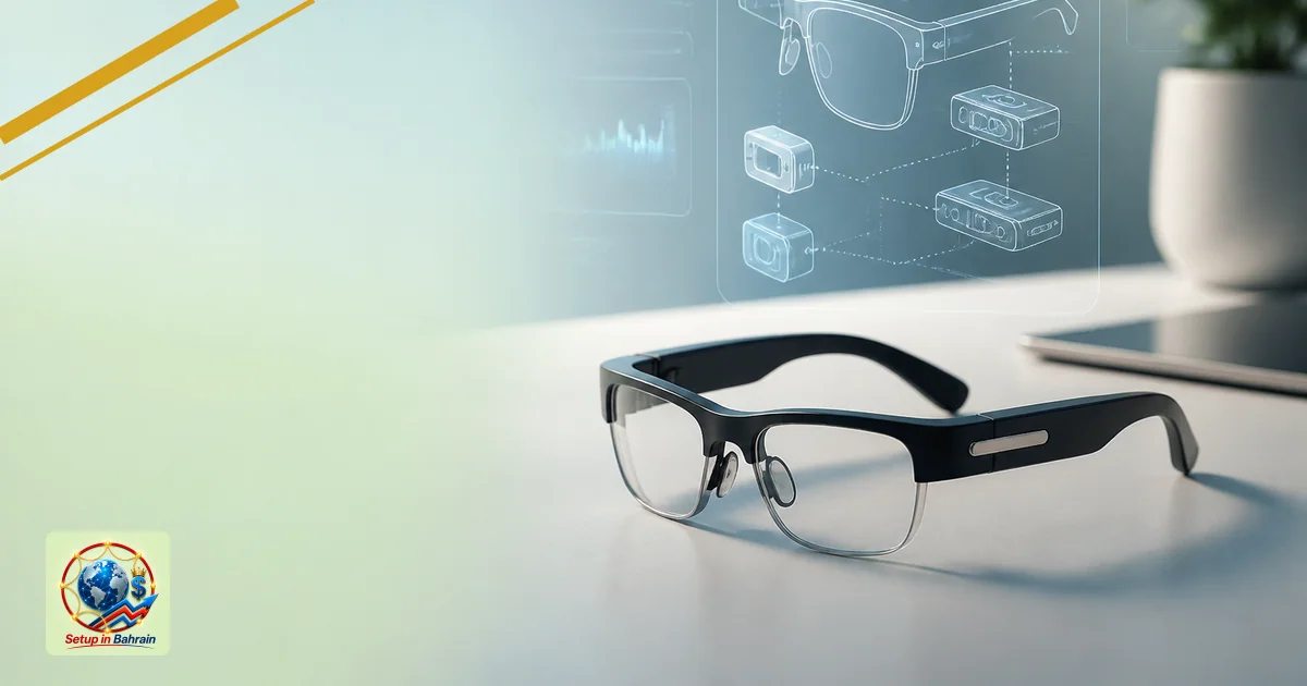 Editorial visual representing clear technical system or tool illustrating Meta AI glasses without a camera aim to ease privac