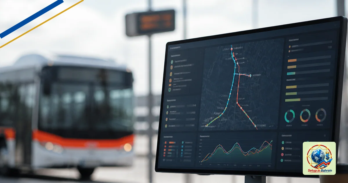 Editorial visual representing clear technical system or tool illustrating New AI tool to smooth SBS Transit bus arrivals aime